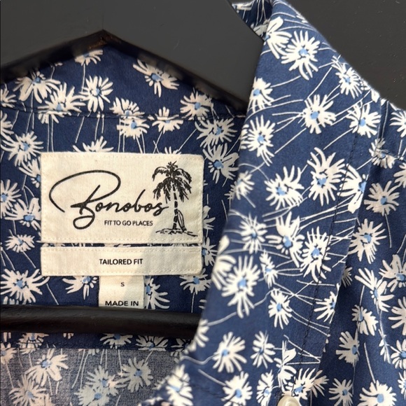Bonobos Men's Riviera Short Sleeve Floral Shirt - Picture 2 of 4